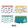Boxers para niño, shorts de algodón, ropa interior de cuatro esquinas para niños pequeños, ropa interior antibacteriana que no aprieta