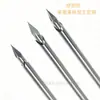 Agulha Triangular Personalizada Aço Inoxidável Sólido Processamento de Agulha Afiada Dobrada Encolhível Traqueia Denteada Tubo Capilar de Aço Inoxidável