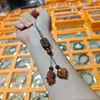 Peonza de madera de azufaifo, cadena para teléfono móvil, colgante de bolsa para peonza, llavero, correa colgante anti-pérdida de gran venta
