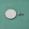 Plata de Ley S925 Plata Tailandesa Retro Antiguo Pulsera DIY Bodhi Cuentas Separadoras Pequeñas Cuentas de Plata Cuentas Planas Accesorios de Joyería de Plata
