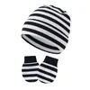 Comercio Exterior Otoño e Invierno Conjunto de Gorro y Guantes Anti-Rayaduras para Bebé Recién Nacido Gorro de Punto de Color Sólido Gorro para Bebé Suministros para Bebé