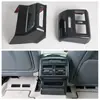 Adecuado para Audi26 Audi Q5L rejilla de ventilación modificación interior, rejilla de ventilación anti-patada asiento trasero parche decorativo ABS M