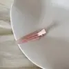 Presilhas de cabelo coreanas coloridas triangulares sem costura, presilhas laterais para cabelo, franja e fios soltos, presilhas fofas de bico de pato, acessórios de cabelo