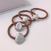 Diadema irregular de estrella de metal para el pelo, banda elástica alta para coleta de niña elegante, cuerda de goma para el pelo, accesorios para el pelo