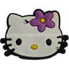 Zapatos de agujero para comida de dibujos animados Hello Kitty zapatos zapatos de flores hebilla de zapato transfronterizos zapatos de agujero desmontables zapatos de flores