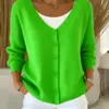 2026 Cardigan com Capuz Jaqueta de Imitação de Lã com Botões Europeu e Americano Outono e Inverno Novo Estilo Moda Casual Criativa Transfronteiriça Roupas Femininas