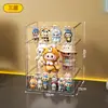 Caixa de Exibição Labubu Armário de Exibição Transparente Feito à Mão Suporte de Exibição Blind Box Exibição Lego Labubu Caixa de Exibição Bubble Mart