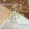Pedras de Strass Redondas Pequenas K9 Sparkling White com 33 Facetas e Base Plana para Nail Art, Pacote Misto de Pedras de Strass Coloridas com Base Plana Decorações para Nail Art
