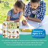 Nido de Pájaro de Madera Puede Ser DIY Material para Casa de Pájaros Set Puede Ser Colgado Nido de Pájaro Pequeño Decorativo Pájaro Alimentador Hecho a Mano Nido de Pájaro