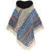 Outono e inverno novo xale de tricô com gola de lã transfronteiriço comércio exterior em estoque capa pullover quente uma geração de xale feminino