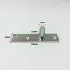Pieza del Eje Superior de Acero Inoxidable, Pieza de Montaje del Eje Superior para Resortes de Piso, Accesorios de Clip para Puertas de Vidrio con Marco Cepillado de Titanio Negro