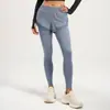 Leggings Esportivas Transfronteiriças Duas em Uma com Bolsos, Calças de Fitness, Calças de Yoga de Cintura Alta que Levantam o Bumbum para Mulheres, Calças de Corrida de Secagem Rápida