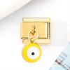 Pulsera elástica de acero inoxidable Ojo de Diablo para estudiantes jóvenes DIY Combinación libre Cadena de joyería de lujo ligero Estilo nuevo