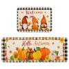 Atmósfera de Halloween Fantasma de Terror Divertido Huesos Linterna de Calabaza Festival Decorativo Felpudo Puerta Sala de Estar Felpudo de Piso