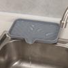 Jabonera para Fregadero de Cocina y Baño con Bandeja de Drenaje, Caja de Silicona para Drenar Jabón, Caja Creativa para Almacenamiento en Fregadero