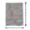 Casa de Bacterias para Acuario Bolsa de Material Filtrante Carbón Activado Tamaño Malla de Agujeros Densos Bolsa de Malla con Cremallera Bolsa de Carbón Activado Bolsa de Malla de Poliéster