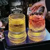 Porta-copos Luminoso Grátis, Copo de Whisky Giratório Moderno, Copo de Bebida de Alto Valor, Copo para Alívio de Estresse, Copo Luminoso Personalizado
