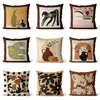 Cojines Decorativos para Sofá con un Estilo Vintage de Alta Gama, Cojines de Arte Melard, Fundas de Almohada para Cabecero con Ilustración Floral Retro, Venta al por Mayor