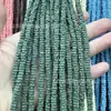 Cuentas Cuadradas de Piedra Volcánica Colorida de 2x4 mm Cuentas Espaciadoras de Piedra Volcánica Accesorios Semi-Terminados para Joyería DIY Venta al por Mayor