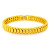 Pulsera chapada en oro de 18k/24k, nueva moda, pulsera fina para mujer, venta al por mayor de fábrica JH099