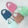 Tela de hilo islandés extra gruesa transfronteriza para bolsa de algodón rellena en el centro DIY para tejer a mano bolso de mano de moda estilo coreano hecho en casa bolso bandolera