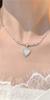 Joyas con Colgante de Moda al por Mayor Cadena para Clavícula Estilo Ins para Mujer, Collar con Lazo y Flor, Joyería de Lujo Ligero que Conserva el Color