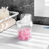 Frasco Sellado para Detergente Líquido con Taza Medidora Controlable Doble a Prueba de Humedad Transparente Engrosado Abertura Grande Frasco de Almacenamiento para Detergente en Polvo