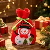 Decoración Navideña Bolsa de Dulces Bolsa para Libros Bolsa de Regalo Navideño Costura Hecha a Mano Bolsa de Regalo Navideño Nochebuena