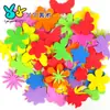 Pegatina con patrón geométrico de parche de color EVA para niños, hecha a mano, jardín de infantes, bricolaje, esponja autoadhesiva, pegatina de espuma