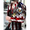 2025 Aliexpress Amazon Moda Nueva para Hombre Estampado Animal Camisa de Manga Larga Camisa Casual para Hombre