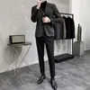 Traje Traje Hombre Talla Grande Casual Comercio Transfronterizo Comercio Exterior Cielo Estrellado Engrosado Traje de Negocios Otoño e Invierno Traje de Alta Gama