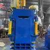 Pequena Prensa Compactadora Vertical de Metal para Latas, Fio de Cobre, Cavacos de Ferro e Cavacos de Alumínio, Prensa Compactadora Totalmente Automática que Economiza Espaço