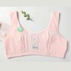 Nova moda de roupa íntima respirável macia e confortável, sem ponto convexo, top sem alças de personalidade simples com bojo de esponja
