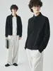 Roupas Masculinas Apo Transfronteiriças Masculinas Outono Tendência Patchwork Raglan Solta Gola Alta Jaqueta Cardigan Casual.