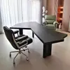 Escritorio de Madera Maciza para Computadora, Escritorio Ejecutivo, Escritorio para Escritura Creativa, Banco de Trabajo de Diseñador de Madera Natural, Escritorio de Oficina de Forma Irregular, Mesa Asimétrica