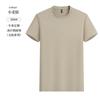 Camisetas Publicitarias Redondas sin Costuras, Sencillas y Casuales, Fáciles de Combinar con Camisetas de Manga Corta Lisas de Corte Amplio que Evacuan el Sudor para Hombres y Mujeres, Venta al por Mayor de Verano