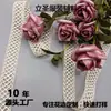 Hilo de algodón tejido encaje de malla hueca ropa bolsos zapatos y sombreros cojín de sofá ropa de bebé accesorios hecho a mano Bricolaje
