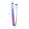 Pinza para hielo de acero inoxidable 304 transfronteriza, pinza para azúcar de limón engrosada, pinza para alimentos de bar, agujero cuadrado con dientes, pinza pequeña