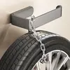 Suporte para Papel Toalha, Gancho para Banheiro sem Furos, Haste para Pendurar Papel Higiênico, Prateleira Multifuncional Doméstica para Banheiro para Guardar Elásticos de Cabelo