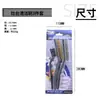 Escova de Limpeza Grande Estilo Escova de Dentes de Arame de Aço 9 polegadas Escova Industrial para Remoção de Ferrugem de Superfície com Cabo de Plástico e Escova de Arame de Aço Inoxidável