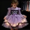 Ropa Infantil de Halloween Falda para Niñas Niña Pequeña Ropa Nueva Infantil Vestido Invierno Lolita Suéter Falda de Princesa