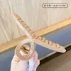 Pinza para el cabello de lujo de alta gama en color marrón, tamaño grande nuevo para cabello grueso, pinza de tiburón para recogidos en la parte posterior de la cabeza, accesorio para el cabello de uso diario