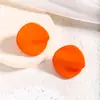 Pendientes Refrescantes Sencillos Color Caramelo Irregulares Plegados Pétalo Pendientes Acrílicos Pendientes de Moda para Mujer