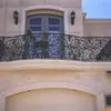 Valla Protectora de Metal Artesanal Europeo para Balcón Casa con Vista al Mar Valla de Hierro Forjado Terraza de Hierro Forjado Barandilla Interior
