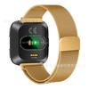Adecuado para Reloj Inteligente Fitbit Versa Correa de Metal Magnética de Malla Milanesa Punto
