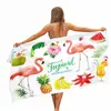 Toalha de Praia Nova de Microfibra Transfronteiriça, Fábrica de Origem de Toalhas, Toalha de Praia Estampada, Toalha de Praia Absorvente Personalizada