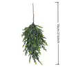 Nuevas Ramas de Pino de Norfolk Transfronterizas Pino de Navidad y Ramas de Ciprés Vegetación Artificial Navideña Decoración para Plantas en Maceta para el Hogar DIY