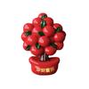 Pegatinas magnéticas creativas para refrigerador, festivas y auspiciosas, árbol de la fortuna de Año Nuevo, pegatinas magnéticas decorativas tridimensionales seguras y felices para refrigerador.