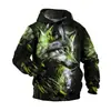 Ropa Personalizada Nueva para Primavera y Otoño 2025 Sudadera con Capucha Digital 3D para Hombre