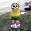 Gran Venta de Liquidación Artículos de Decoración para Fiesta de Halloween Decoraciones de Calavera con Capucha de Resina Adecuadas para Uso en Hogar, Jardín y Hogar